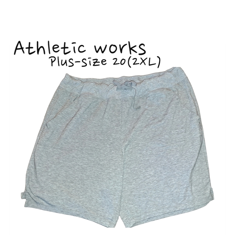 👽ATHLETIC WORKS PLUS SIZE CLOTH SHORTS